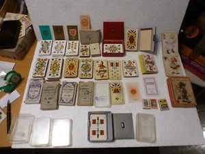 Konvolut alter Spielkarten Kartenspiele Skat Quartett komplett - Bild 1 von 9