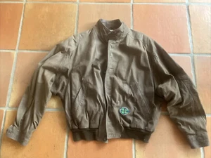 Hugo BOSS Wildlederjacke Lederjacke Club Harrington Jacke Top Selten Suede Jacke - Bild 1 von 5