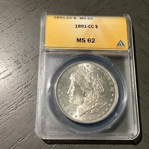1891-CC Silver Morgan Dollar MS62 - Picture 1 of 2