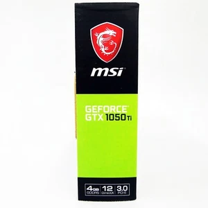 MSI GeForce GTX 1050 Ti 4GT LP Graphics Board LP Model VD6238 From Japan NEW - Picture 1 of 13