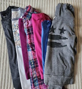 Damen Bekleidungspaket 7 Teile Medium Hoodie Pullover Flanell Tanks Paket #4 - Bild 1 von 11