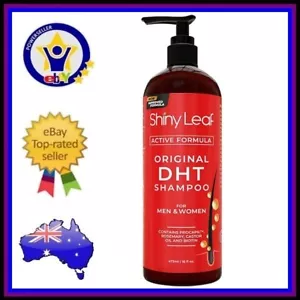 SHINY LEAF DHT BLOCKER SHAMPOO Caffeine Hair Omega Loss Growth 473ml - Picture 1 of 9