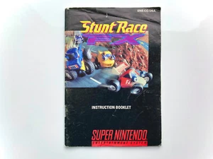 STUNT RACE FX Super Nintendo SNES Instruction Manual Booklet ONLY 1994 - Picture 1 of 3