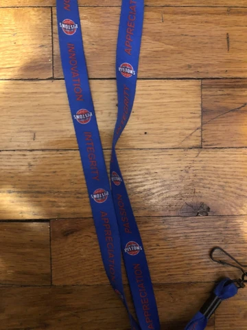 Detroit Pistons NBA Keychain Lanyard Cover