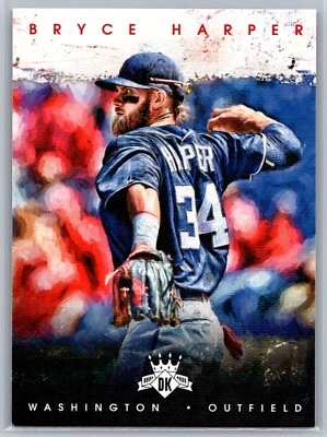 2016 PANINI DIAMOND KINGS BASEBALL 59 BRYCE HARPER THROWING - Image 1 of 2