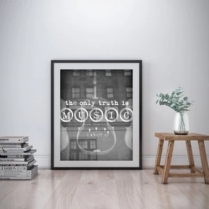 Jack Kerouac Inspirierender Wandbilddruck Motivierend Zitat Poster Deko Musik - Bild 1 von 4