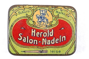 Grammophon Nadeldose, HEROLD-SALON-NADELN, leise, gefüllt - Picture 1 of 2