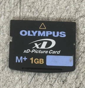 Tarjeta de memoria de imagen XD original Olympus M+ 1 GB Fujifilm Fuji hecha en Japón Toshiba - Imagen 1 de 7