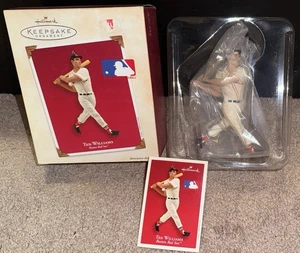NUOVO Hallmark Keepsake 2003 Ted Williams MLB Boston Red Sox decorazione natalizia - Foto 1 di 12