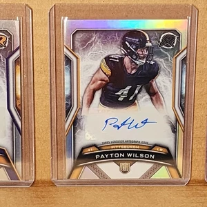 Payton Wilson 2024 Resurgence Rookie Silver Refractor Autogrammkarte Steelers - Bild 1 von 2