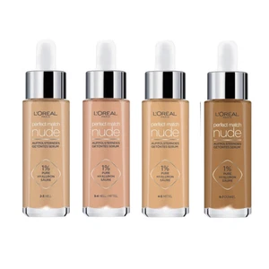 L'Oréal Paris Tinted Serum Foundation Nude Hydrating Plumping Makeup | 30ml - Picture 1 of 6