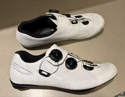 Shimano RC7 Hombre Carbono Carretera Ciclismo Bicicleta Zapatos 42.5, Blanco/Negro, sh-rc701 Foto 1 de 4