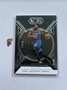 2024-25 Panini Noir Karl-Anthony Towns 90/99 Edición Icono Knicks #73 - Imagen 1 de 2