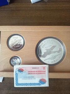 Serie plata homenaje aviación certificado de autenticidad - Imagen 1 de 2