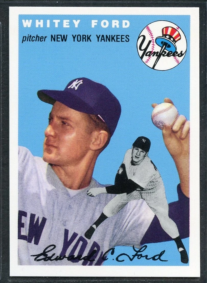 1994 Topps Archives 1954 Series - #37 - Whitey Ford - New York Yankees - Image 1 of 1