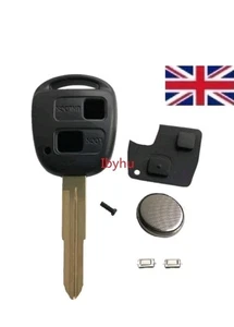 2 Tasten Schlüsselanhänger Gehäuse Schale für Toyota Yaris 2005 2006 2007 2008 2009 2010 2011 - Bild 1 von 1