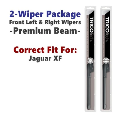 Wipers 2 件装 Beam Wiper 刀片适合 2014 - 2015 捷豹 XF 19220/190 — 第 1/4 张图片