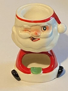 Vintage Holt Howard Ashtray Santa Ceramic Cigar Cigarette Match Holder 1959 - Picture 1 of 13