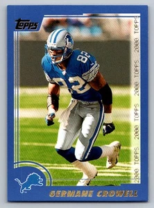 Germane Crowell 2000 Topps Detroit Lions #169 - Picture 1 of 2