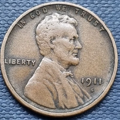 1911 S Lincoln Wheat Cent 1c San Francisco Better Grade #95385 - Image 1 of 2