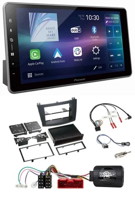 Pioneer Bluetooth USB DAB Lenkrad Autoradio für Mazda 3 2009-2013 analog - Bild 1 von 4