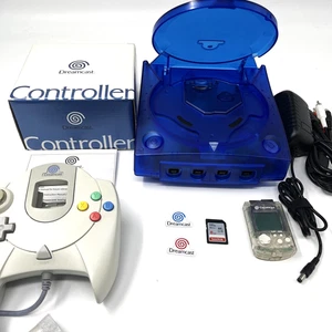 Maintained GDEMU---SEGA Dreamcast Skeleton Blue console system with [GDEMU] - Picture 1 of 15