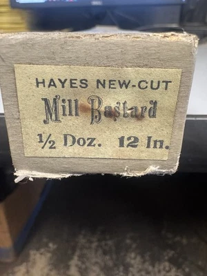 *Vintage* Hayes File Co Mill Bastard 12" Half Dozen - Image 1 of 2