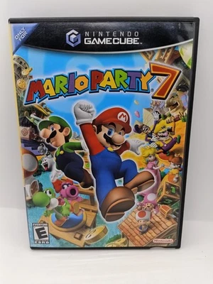 Mario Party 7  Nintendo GameCube Complete CIB With Manual Inserts Good - Image 1 of 4