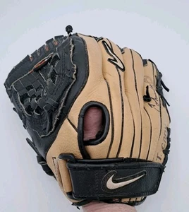 Guanto da baseball softball Nike Diamond Elite Edge taglia 12,50 RH LHT nero marrone chiaro - Foto 1 di 11