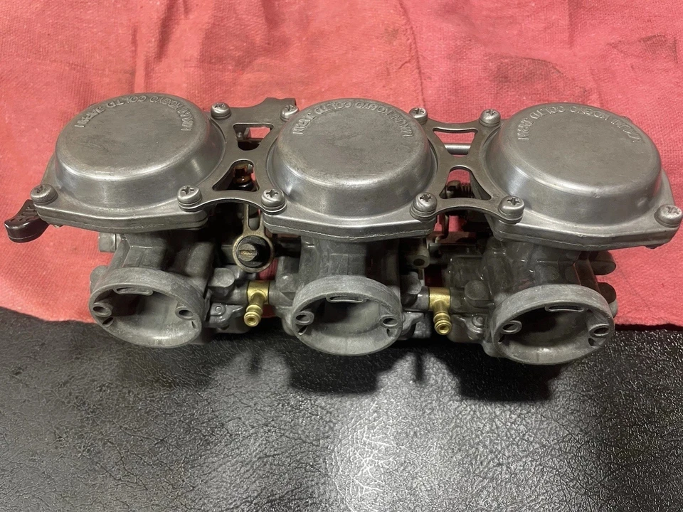 1978-1979 Yamaha XS750 XS 750 Triple Carb Carburetor  OEM    Sonic Cleaned - Image 1 of 4