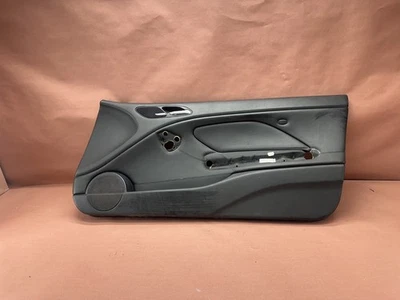 BMW E46 330CI 325CI Front Right Interior Door Panel Trim Black OEM 154K Miles - Image 1 of 4