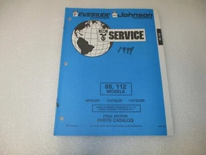 Catálogo de piezas Evinrude Johnson 1994 88, 112 modelos número de catálogo 437004 - Imagen 1 de 4