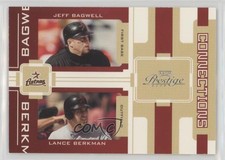 2005 Playoff Prestige Connections Jeff Bagwell Lance Berkman #C-5 HOF