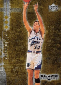 JEFF HORNACEK 1998 BLACK DIAMOND CARD 83 MAZZO SUPERIORE /1500 JAZZ - Foto 1 di 2