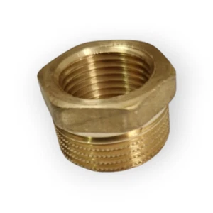 RIDUZIONE OTTONE MF  Ø 1"1/4 X 1/2  MASCHIO FEMMINA BRONZO RACCORDO 11/4X1/2 - Picture 1 of 1