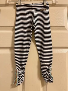 Matilda Jane Haystack Leggings Once Upon a Time Ruched w/ Buttons EUC Size 4 - Picture 1 of 2