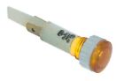 Signallampe  10 mm 230 V in gelb Anschluss Flachstecker 4,8mm