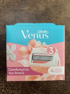 Gillette Venus Comfortglide Spa Breeze Razor Blades x4 - Picture 1 of 1