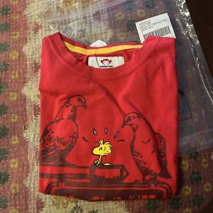 Appaman Kids Size 7 Red Long Sleeve Shirt - PEANUTS New In Plastic - Picture 1 of 4