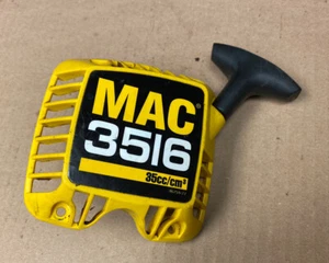 MAC 3516 CHAINSAW RECOIL STARTER PULL ROPE HANDLE ASSEMBLY 35CC USED MCCULLOCH - Picture 1 of 2