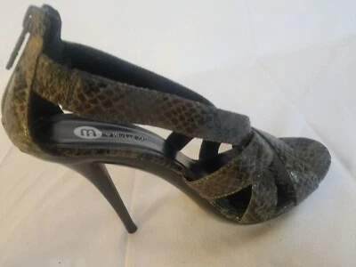 Zapatos de tacón Michael Antonio S 7.5 para mujer con estampado animal Foto 1 de 4