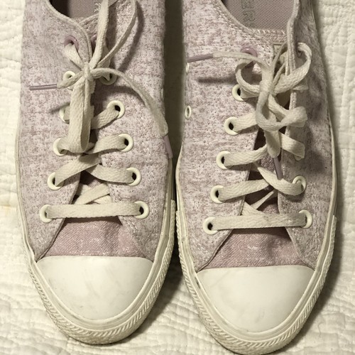 Tagli bassi colorati lilla Converse All Star taglia 10
