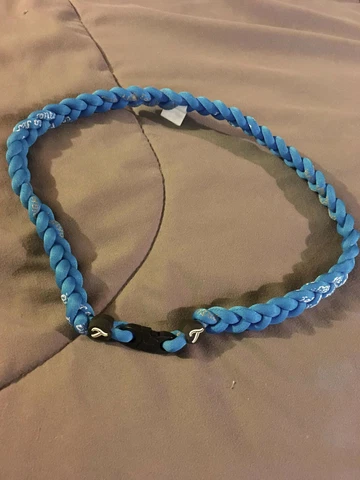 TORONTO BLUE JAYS Triple Rope Titanium Team Necklace 22" NEW! FAST! FREE SHIP! Cover