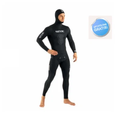Muta Sub Seac Black Shark 7 mm Pesca Sub Apnea Mare Immersione