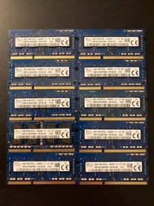 (LOT of 8) SK Hynix 4GB 1RX8 PC3L-12800S DDR3L RAM HMT451S6DFR8A - Picture 1 of 3