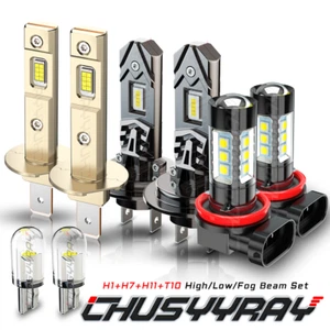 For Chevrolet Captiva 2008-12 LED Headlight Bulbs High/Low Beam + Fog Light Set - Picture 1 of 20