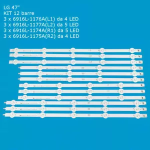 Kit Barres LED 6916L-1176A - 6916L-1177A - 6916L-1174 - 6916L-1175 Master TL470 - Photo 1/5