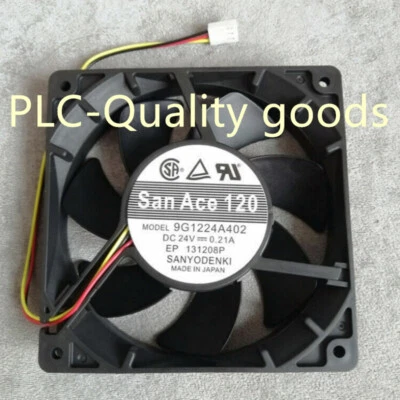 1PC NEW SANYO 9G1224A402 24V 0.21A 12CM 2-wire inverter cooling fan  Fast Ship - Image 1 of 2