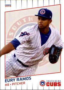 2019 South Bend Cubs Choice #18 Eury Ramos Dominican Republic DR Baseball Card