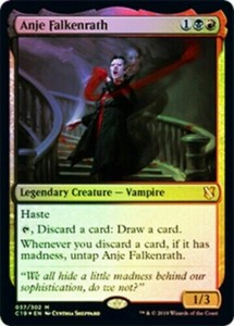 Anje Falkenrath (037/302) - Commander 2019 - Mythic Rare (Oversized Foil)